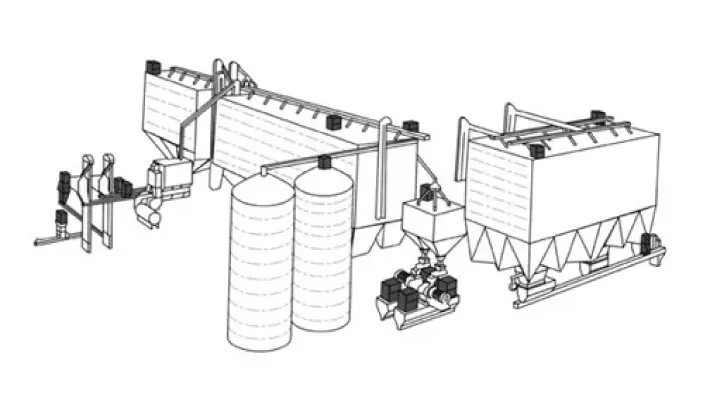 Dust collection system sketch