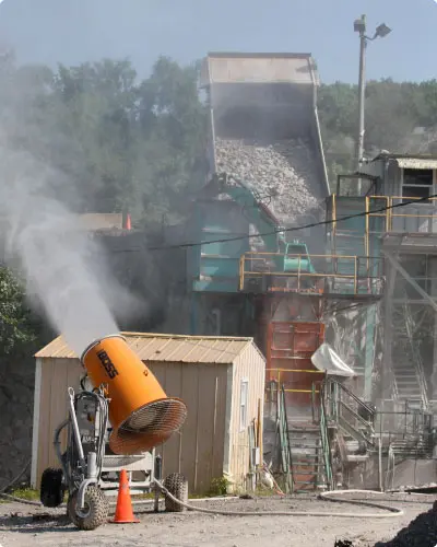 Linwood mining increases production with innovative dust control