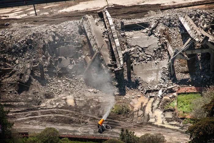 Doyle Drive Demolition Road Dust Control