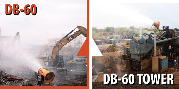 DB-60 And Tower Comparison At Job Sites