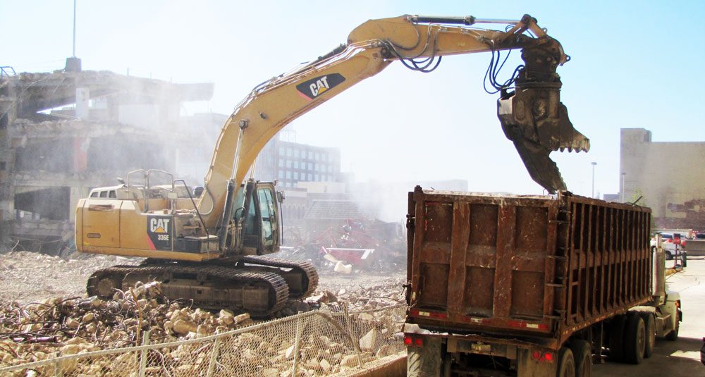 downtown-demolition-with-far-reaching-dust-control Downtown Demolition with Far Reaching Dust Control