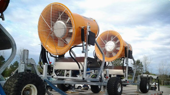 Dust control equipment shipments