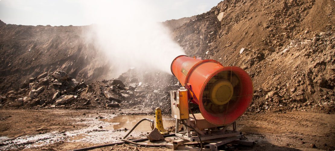 Water requirements for DustBoss dust control systems