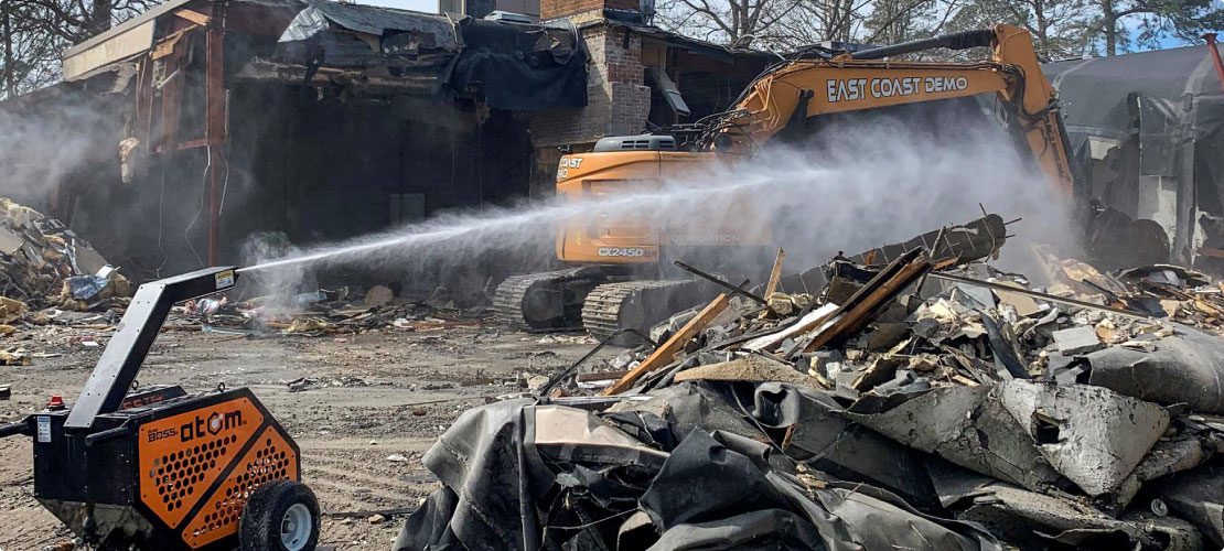 Dust Suppression Helps Demolition Company Protect Workers & Surrounding Community