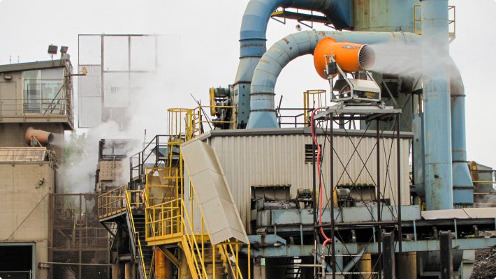 DustBoss Atomized Misting Cannons Help Maintain Safety and Compliance