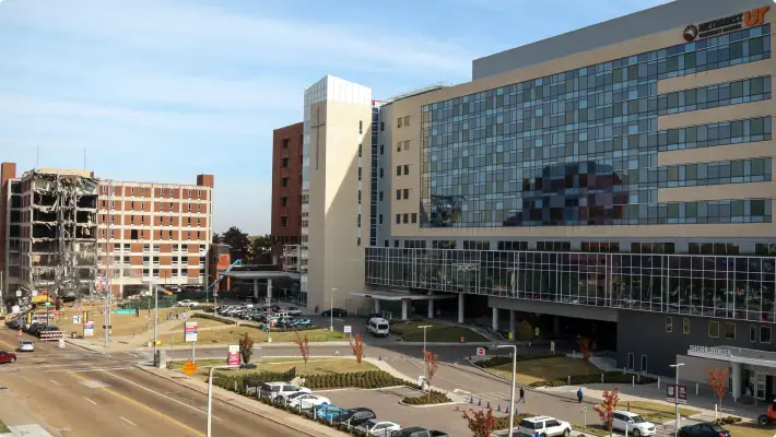 Methodist University Hospital Memphis Demolition Project