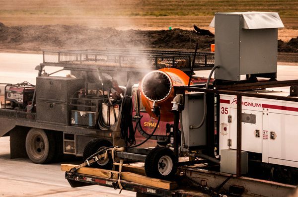 maintain humidity while curing concrete